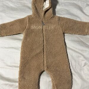 Moncler Cozy Brown Kids Footie